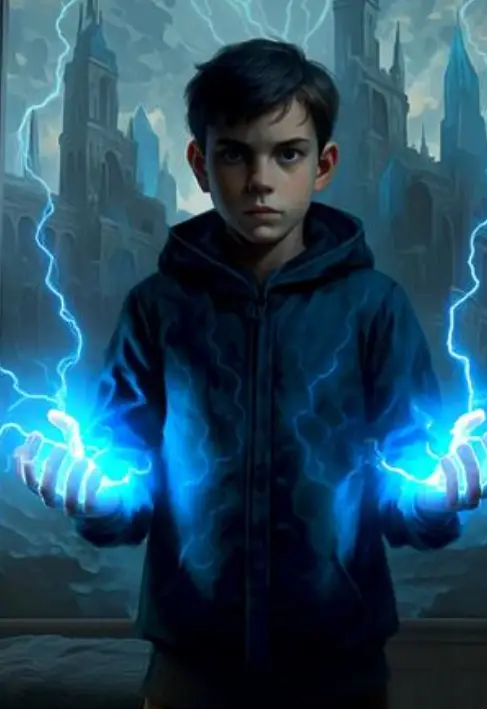 A boy with emerging hybrid powers.